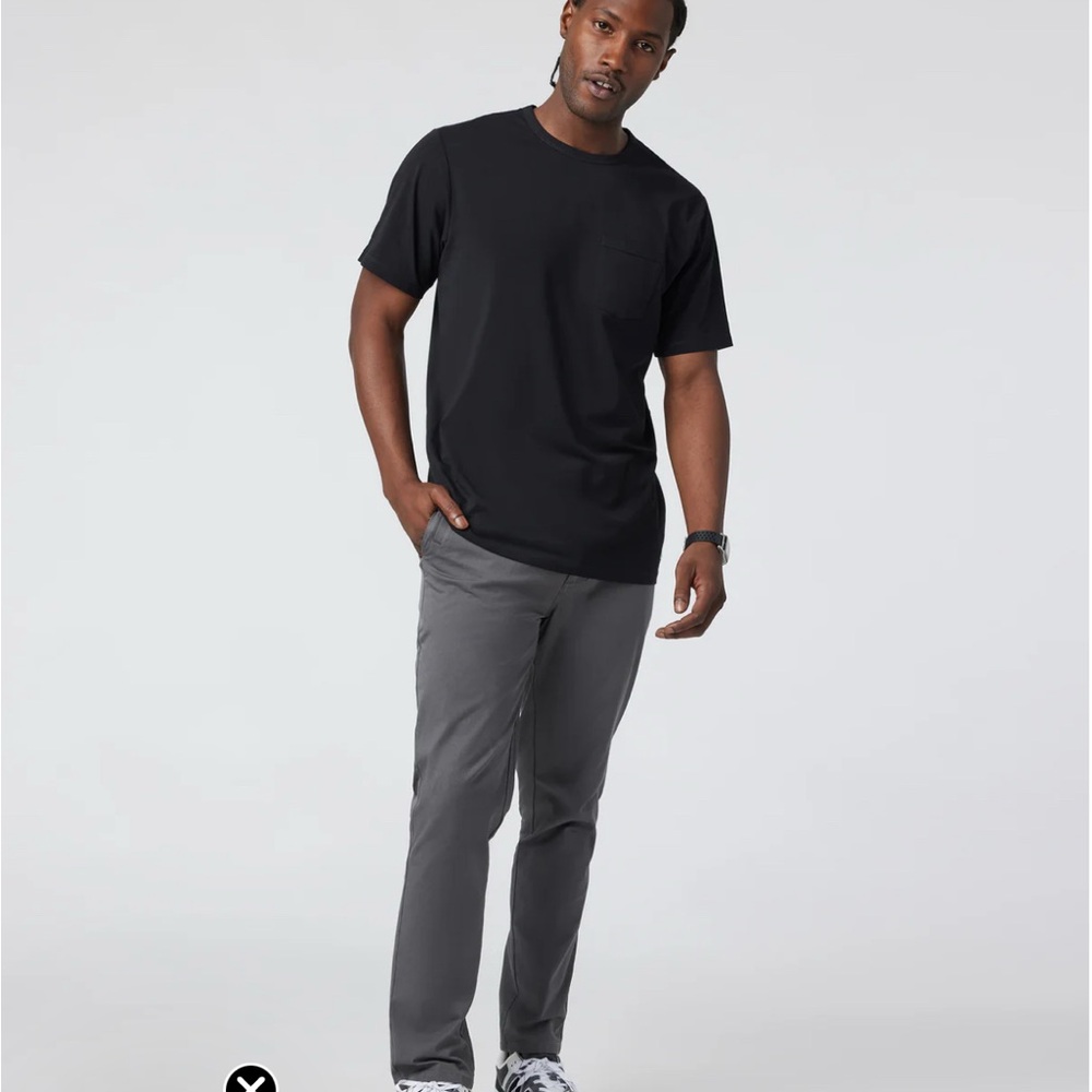 Vuori All Ways Chino Pants Mens 33 Gray Athletic Fit Stretch